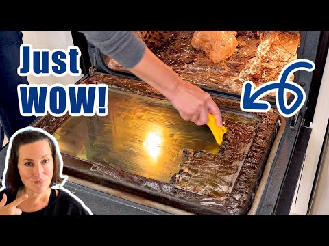 Using Easy Off Oven Cleaner Fume Free On A Super Dirty Oven - Clean With Me!