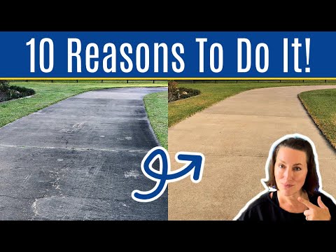 10 Best Reasons to Power Wash or Pressure Wash Your Driveway!