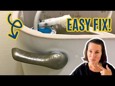 Easy Step By Step! How to Change Toilet Handle - Toilet Handle Replacement