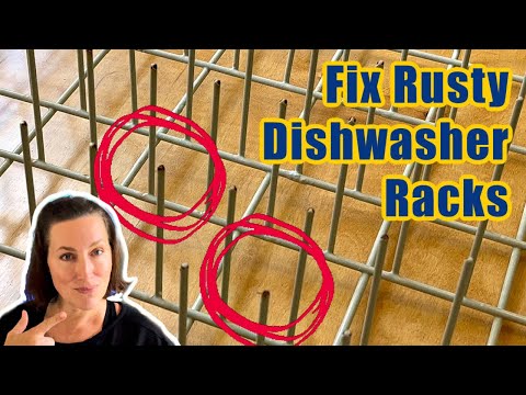 Quick &amp; Easy Fix for Rusty Dishwasher Racks - Using ReRack Repair Coating!