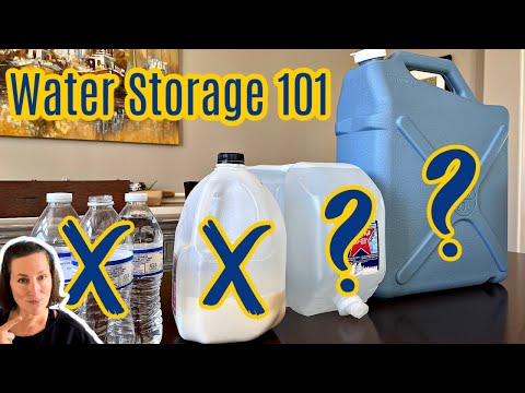 How to Store Water for an Emergency! With tons of answers to common questions. 👍