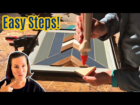 How To Make DIY Scrap Wood Wall Art - Quick &amp; Easy Steps!