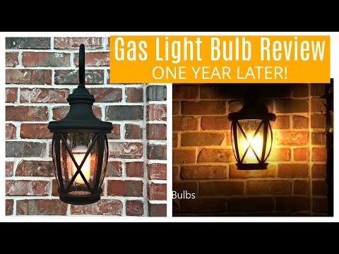 Gas Light Bulb Review - Do those Flame Effect Light Bulbs Work? I like mine!