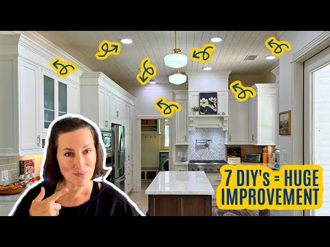 7 Ideas That ABSOLUTELY Made My Boring Kitchen BEAUTIFUL! DIY Kitchen Makeover On A Budget