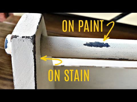 How to Distress Paint with Vaseline on Home Decor Projects!