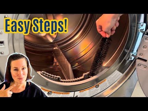 How To Clean Out Dryer Vent From Inside And Outside - The Easy Way - Step By Step!