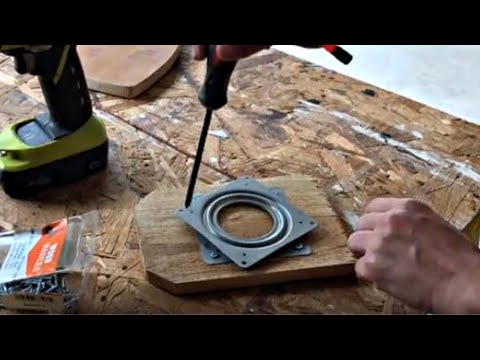 Quick &amp; Easy DIY Steps To Install Lazy Susan Turntable Hardware