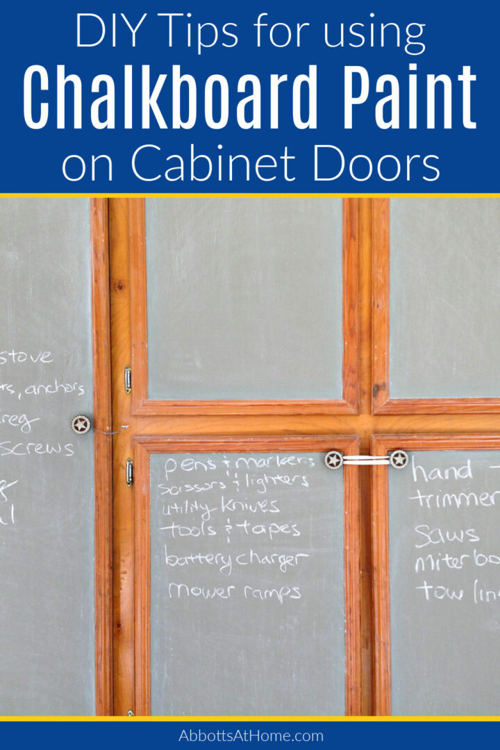 Can You Use Chalkboard Paint On Doors? My Best Tips! Abbotts