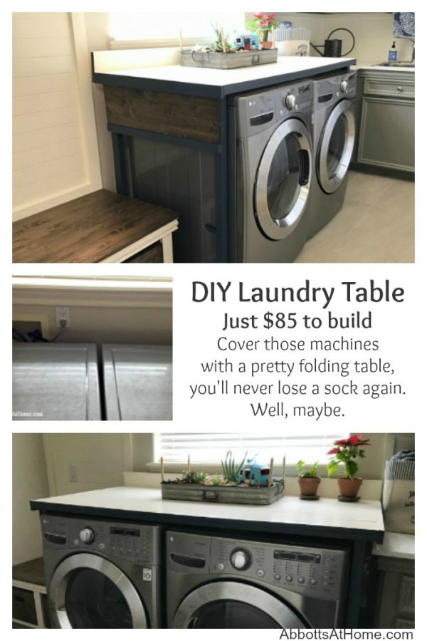 You'll love this DIY Laundry Table, just 85 Abbotts At Home