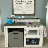 DIY Kids Play Kitchen Diner and Menu