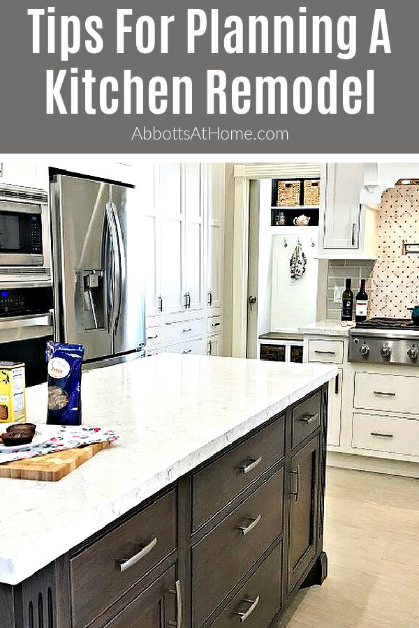 If you are Planning a Kitchen Remodel, but don't know where to start, here are my tips for saving money, better flow, organization, & storage!