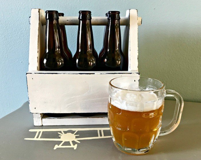 DIY Beer Caddy Plans for this cool vintage style beer caddy. I have videos to help with the assembly and paint job too. No need to look any further for wooden beer caddy plans.