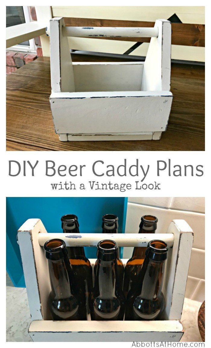 Vintage DIY Wooden Beer Caddy Plans Abbotts At Home
