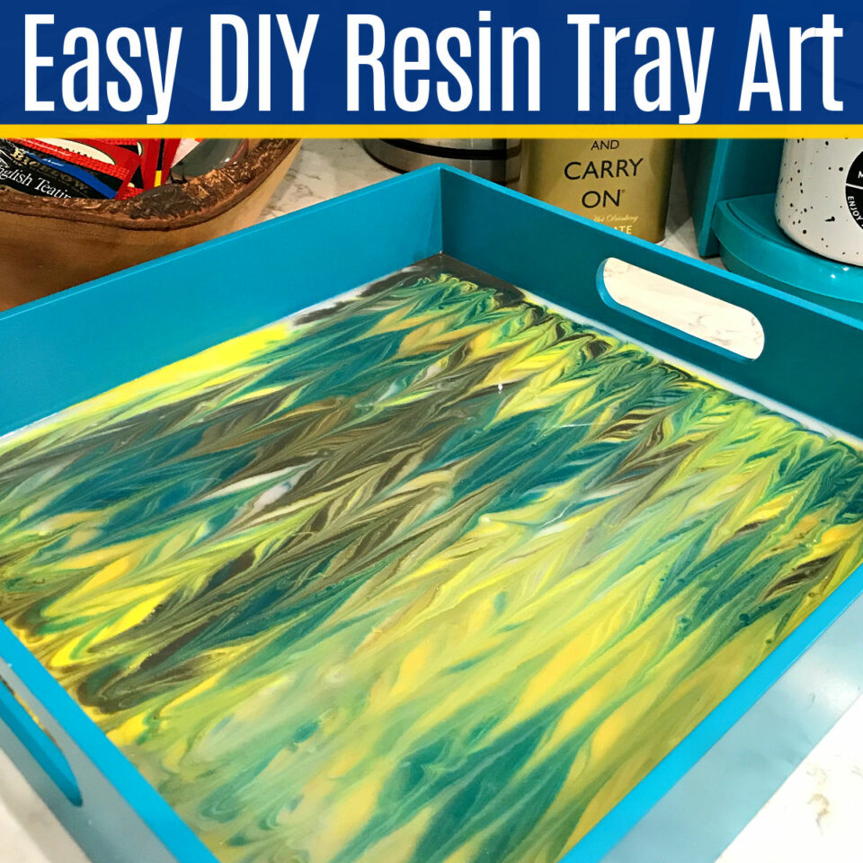 DIY Resin Tray Art Idea! (Easy Instructions Using EnviroTex Lite Resin