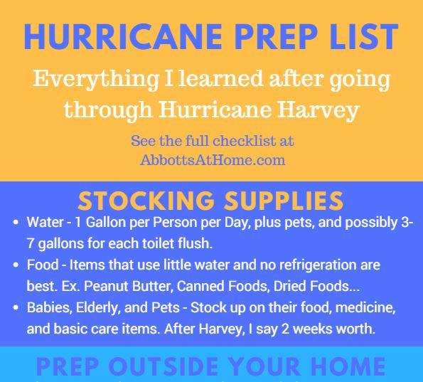 Hurricane Prep List Stock Up and Prepare Your Home Abbotts At Home