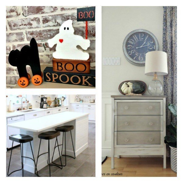 This weeks features: A cool Ikea Rast Hack, a DIY Farmhouse Island on a Budget, and Halloween Wood DIY
