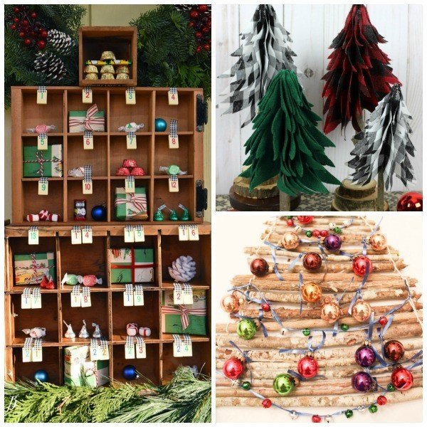 Every week clever bloggers share their DIY and Crafts. Check out this weeks features: A thrifters Advent Calendar, Ribbon Christmas Trees, and a Christmas Tree DIY Craft.