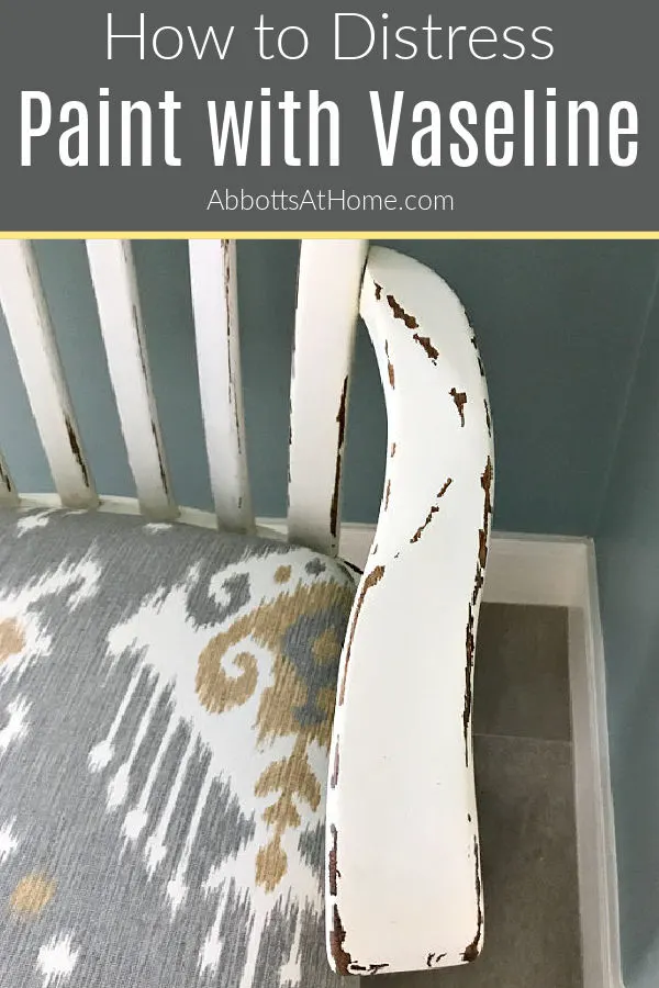 Easy steps for how to paint and distress furniture with Vaseline. With 5 beautiful examples of paint distressed with Vaseline on furniture. Layer chalk paint and stain for a beautiful distressed paint look.