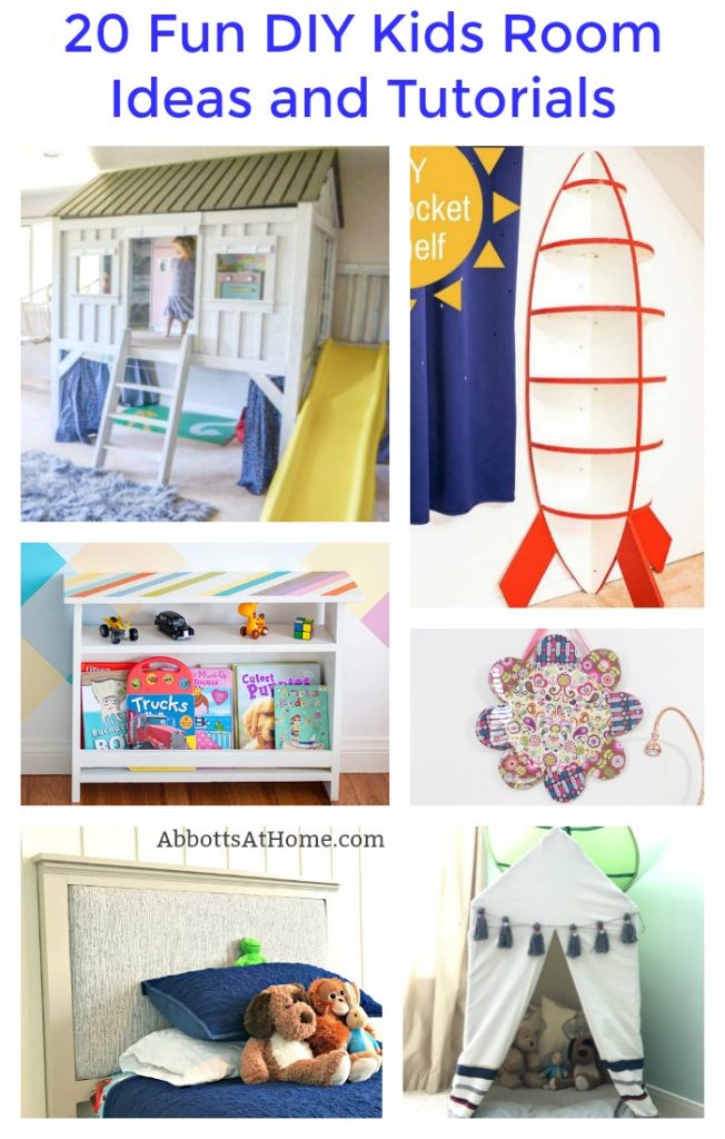 20+ Fun DIY Kids Room Ideas and Tutorials Abbotts At Home