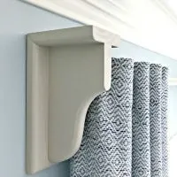 Quick & Easy DIY Wooden Curtain Rod.