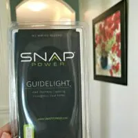 Simply unscrew your outlet cover and replace with this cover. No wiring, at all. This SnapPower Guidelight makes a great nightlight in the kids room or as a guidelight for hallways, kitchens, and bathrooms at night. I love this easy home upgrade!