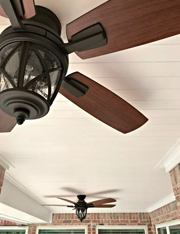 Use this DIY Wood Plank Porch Ceiling Tutorial to turn your porch into that beautiful, charming porch you've always wanted, in just a weekend.