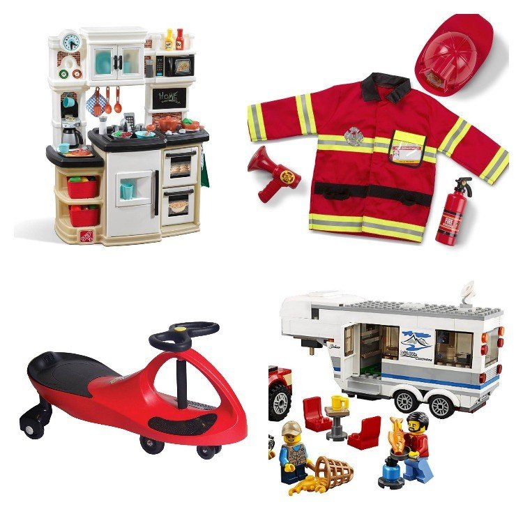 Here's my big list of Best Toy Gifts for Little Boys. These are the toys my kids actually play with, all the time. Includes small gifts, science kits, art supplies, trucks, and outdoor toys. Plus, 5 toy gift fails. #AbbottsAtHome #BestToys #KidsToys #GiftIdeas #BestGifts #Christmas #Birthday