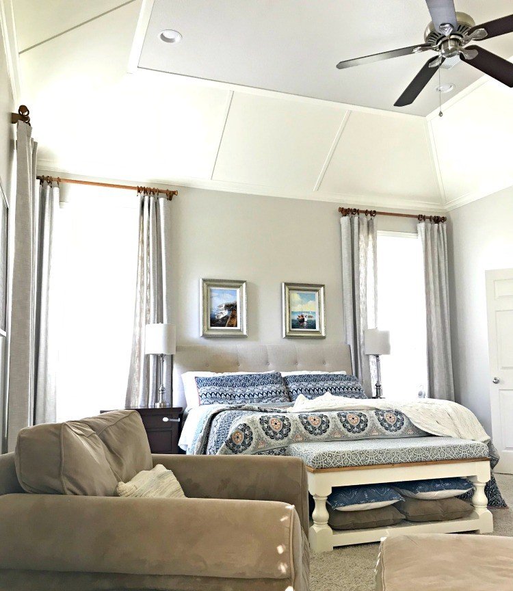 Here's a peek at the rooms I've never really shown you. And, the story behind why I haven't done their room reveals yet. A couple just need a few finishing touches. Like our master bedroom. But, they're all full of Traditional Home Room Makeover Ideas. #AbbottsAtHome #MasterBedroom #BedroomIdeas #FarmhouseStyle #TraditionalHome #MasterBedroomIdeas #VaultedCeiling