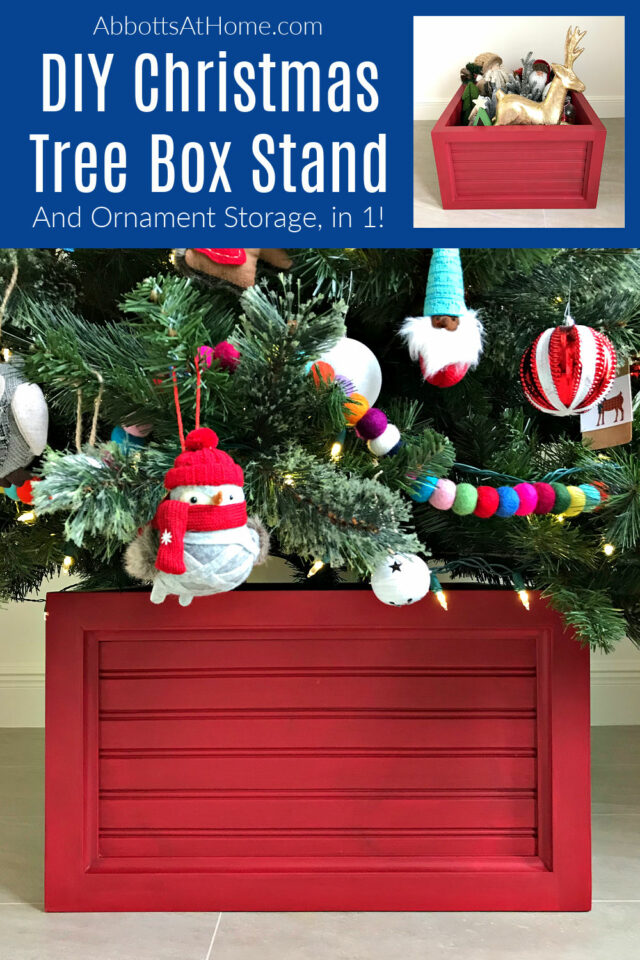Beautiful DIY Christmas Tree Box Stand Plans (Easy Steps And Video