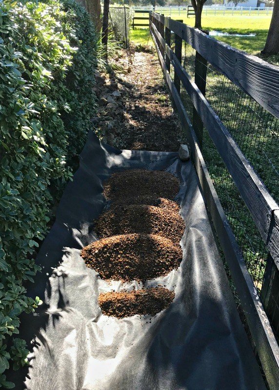 3 quick and easy steps to a weed free gravel path or pea gravel garden. You can block those weeds for years with just a little labor and 2 things from your local landscape supplier.