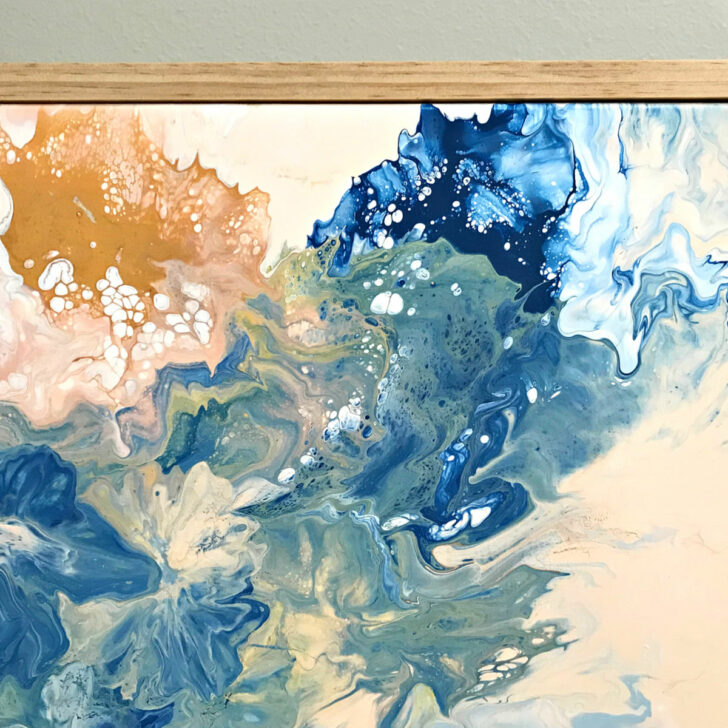 How-to - DIY Canvas Paint Pour