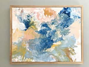 Diy Acrylic Paint Pouring Wall Art Abbotts At Home