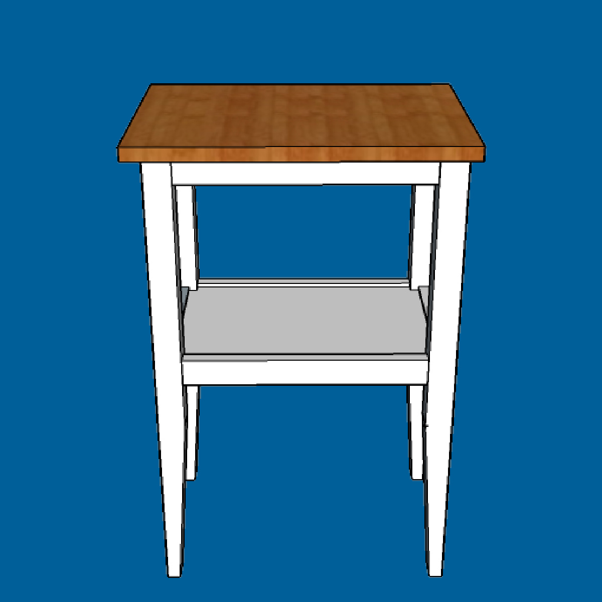 Easy & Free DIY Side Table Plan with a Shelf 20 Build! Abbotts At Home