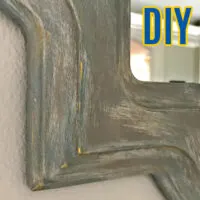 Image of a DIY Weathered Chalk Paint Look for a tutorial with steps.