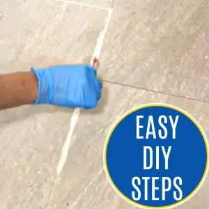 How to Whiten Grout with a quick and easy DIY Grout Renew.