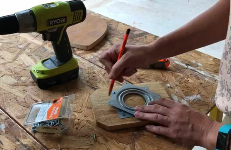 How to Make a Lazy Susan Turntable (Easy DIY Steps, Photos and Video