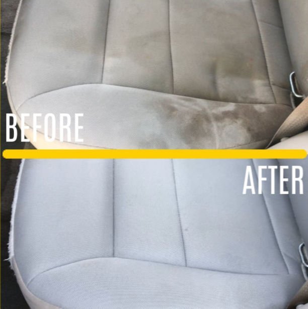 How To Clean Car Seats At Home Easy, How To Clean Cloth Car Seats With Shaving Cream