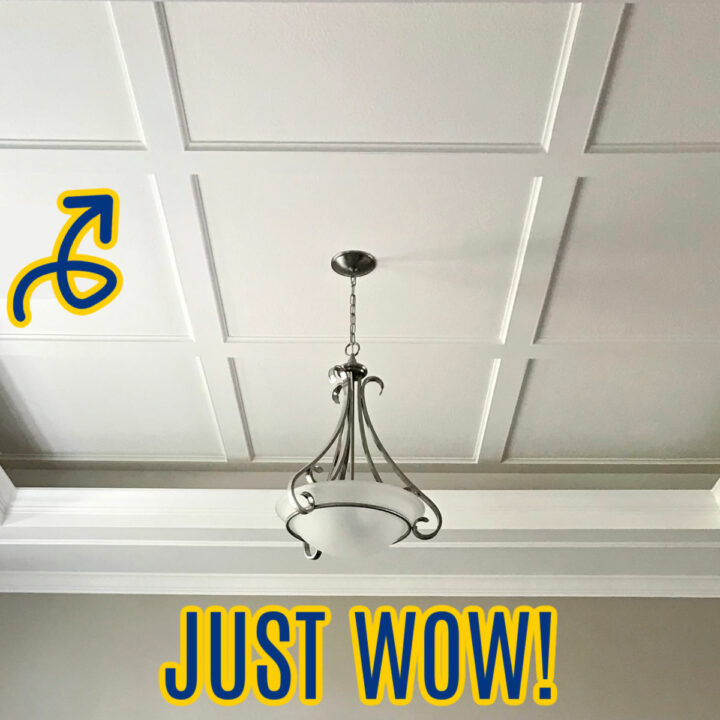 Easy Diy Coffered Ceiling Idea Simple