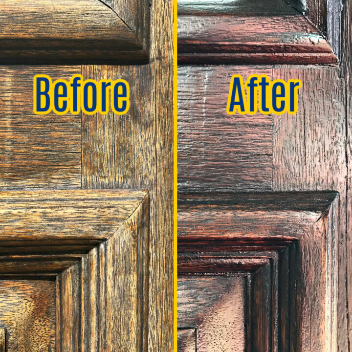 Restain A Door Without Removing It Easy One Day Diy Abbotts At Home Restain A Door Without Removing It Easy One Day Diy Abbotts At Home