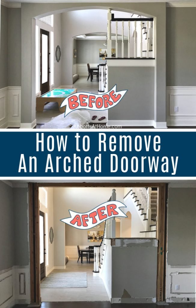 How to Remove an Arched Doorway in a Wall Easy Steps & Video Abbotts