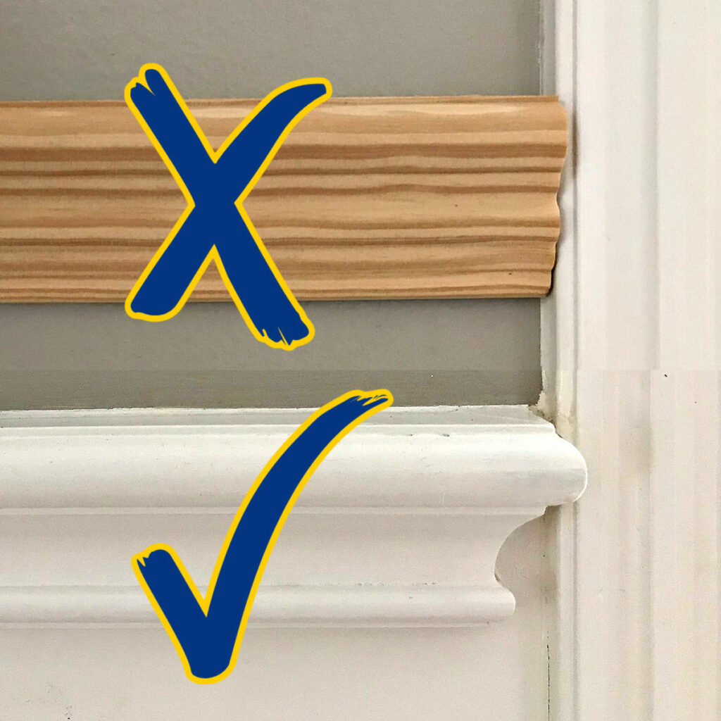 How to Cut An End Cap for Molding, like Chair Rail Easy Steps & Video