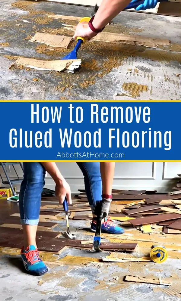 Remove Glued Wood Flooring On Concrete, Cost To Remove Glued Down Hardwood Flooring