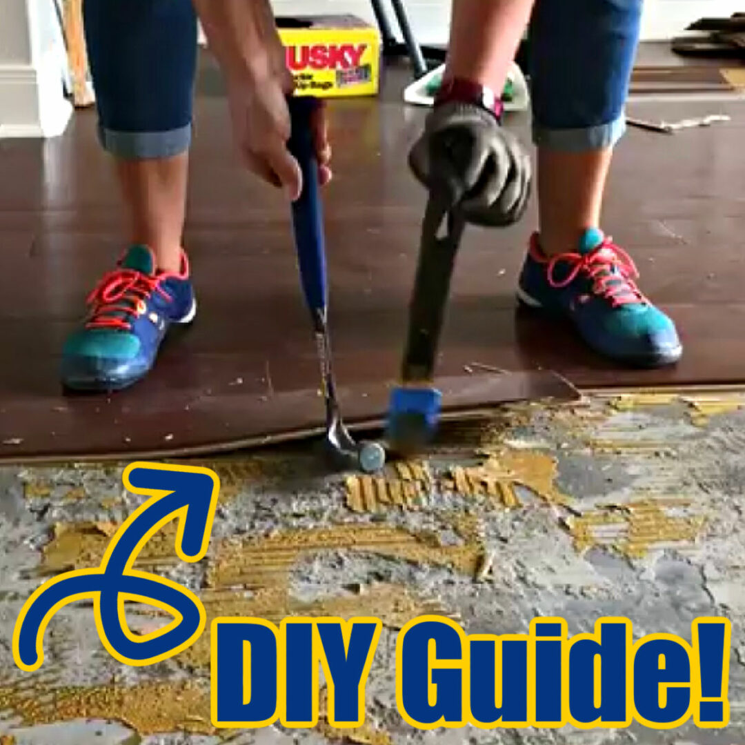 How to Remove Glued Wood Flooring (Easy DIY Steps, FAQs and Video