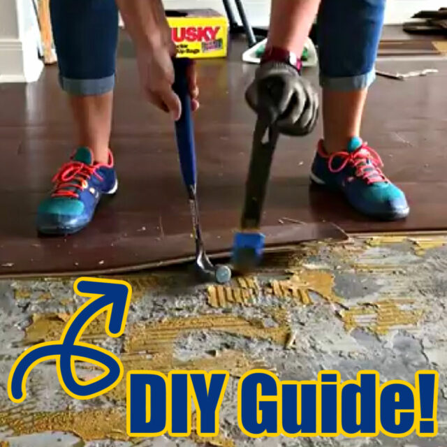 How to Remove Glued Wood Flooring (Easy DIY Steps, FAQs and Video