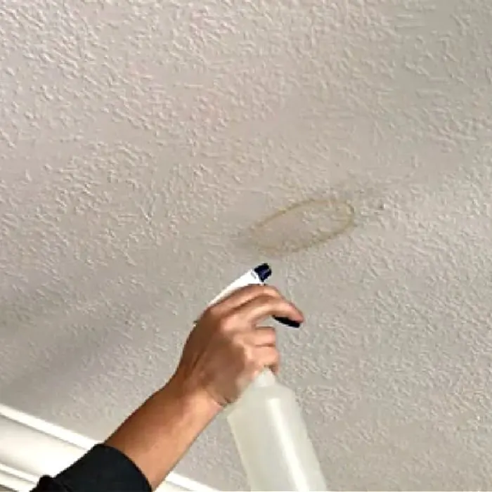 Fix Water Stains On Ceiling Leaks, How To Fix Water Stains On Popcorn Ceiling