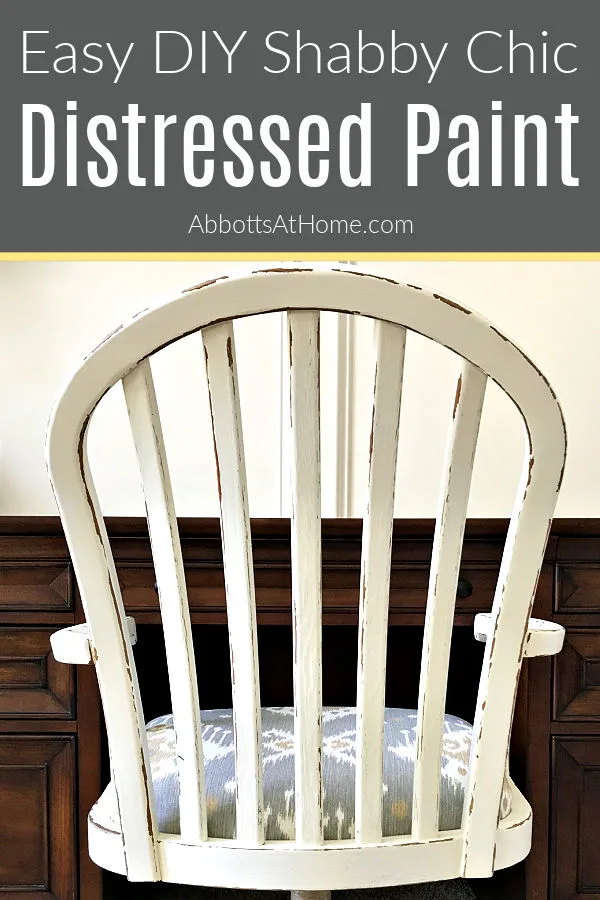 Easy Diy White Distressed Chalk Paint