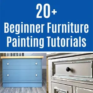 20+ Step by Step Beginner Furniture Painting Tutorials that anyone can do! Pick the paint colors and stains you like to design your own look.