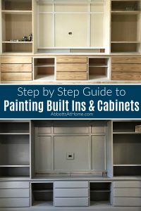 Easy Steps to Paint Built In Bookshelves And Cabinets (DIY, FAQs ...