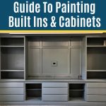 Easy Steps to Paint Built In Bookshelves And Cabinets (DIY, FAQs ...