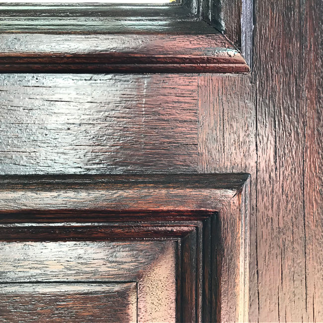 Can you Stain a Door Without Taking It Down? Yes, absolutely. But you have to be careful about when you do it and what you use. Here's my guide to staining your front door with gel stain. This will give you a beautiful finish on wood, fiberglass, and metal doors. Works on bare, painted, and previously stained doors.